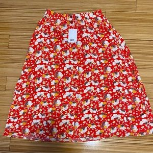 & Other Stories floral button front midi dress. Size 10. NWT.